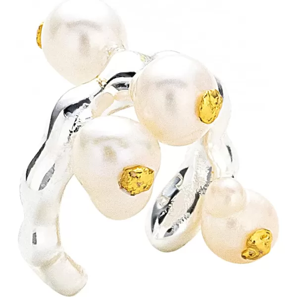 C.Paravano Ear Cuffs for Women | Gold Cuff Earrings | Earring cuffs for women sterling silver | Earring Cuffs for Women Non Pierced