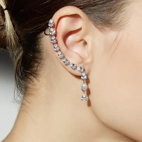C.Paravano Ear Cuffs for Women | Gold Cuff Earrings | Earring cuffs for women sterling silver | Earring Cuffs for Women Non Pierced