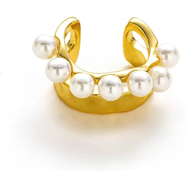 C.Paravano Ear Cuffs for Women | Gold Cuff Earrings | Earring cuffs for women sterling silver | Earring Cuffs for Women Non Pierced