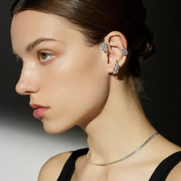 C.Paravano Ear Cuffs for Women | Gold Cuff Earrings | Earring cuffs for women sterling silver | Earring Cuffs for Women Non Pierced
