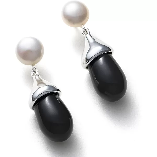 C.Paravano Gold Earrings Dangle | Dangle Earrings Pearl Gold | Wedding Earrings Gold | 18K Gold Plated Earrings for Women | 925 Sterling Silver Earrings for Women