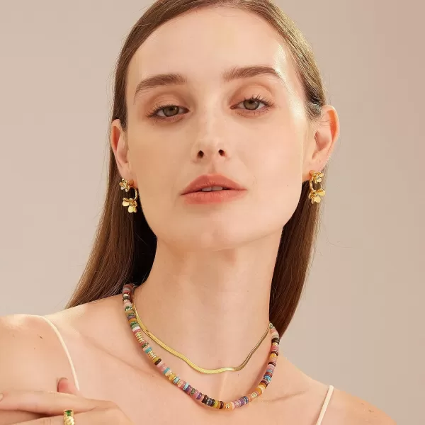 C.Paravano Gold Earrings Dangle | Dangle Earrings Pearl Gold | Wedding Earrings Gold | 18K Gold Plated Earrings for Women | 925 Sterling Silver Earrings for Women