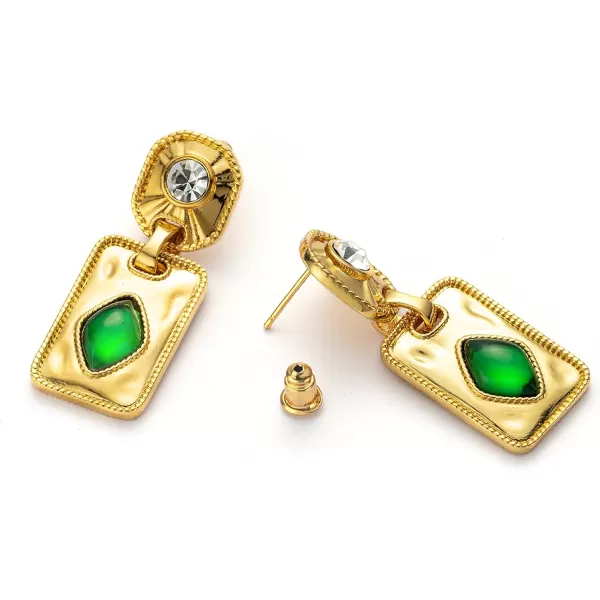 C.Paravano Gold Earrings Dangle | Dangle Earrings Pearl Gold | Wedding Earrings Gold | 18K Gold Plated Earrings for Women | 925 Sterling Silver Earrings for Women