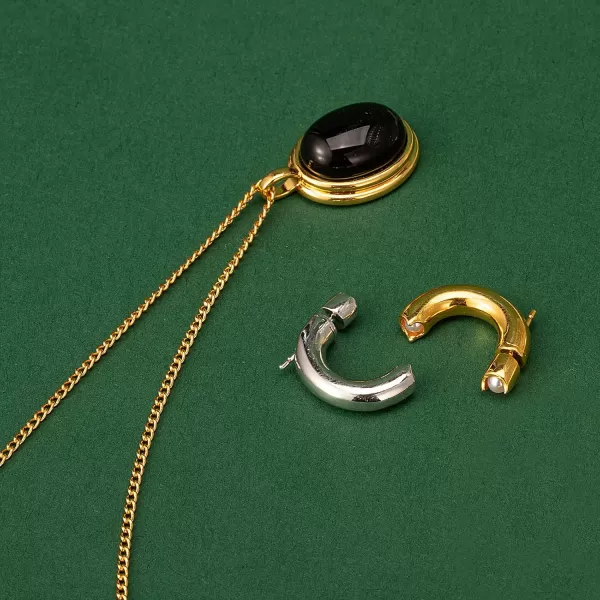 C.Paravano Hoop Earrings for Women | 18K Gold Plated Hoop Earrings | Platinum Hoop Earrings for Women | 925 Sterling Silver Hoop Earrings | Earrings for Women