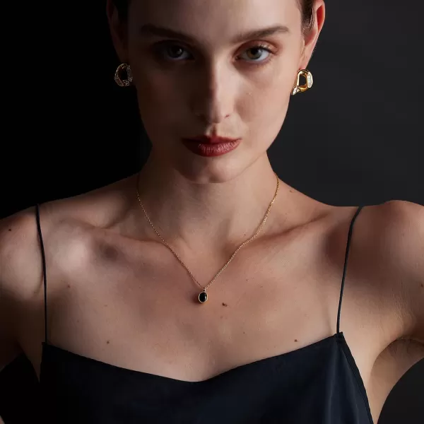 C.Paravano Hoop Earrings for Women | 18K Gold Plated Hoop Earrings | Platinum Hoop Earrings for Women | 925 Sterling Silver Hoop Earrings | Earrings for Women