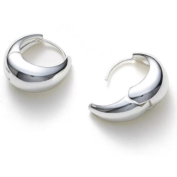 C.Paravano Hoop Earrings for Women | 18K Gold Plated Hoop Earrings | Platinum Hoop Earrings for Women | 925 Sterling Silver Hoop Earrings | Earrings for Women