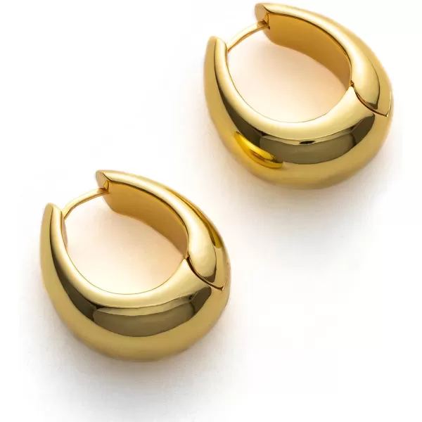 C.Paravano Hoop Earrings for Women | 18K Gold Plated Hoop Earrings | Platinum Hoop Earrings for Women | 925 Sterling Silver Hoop Earrings | Earrings for Women