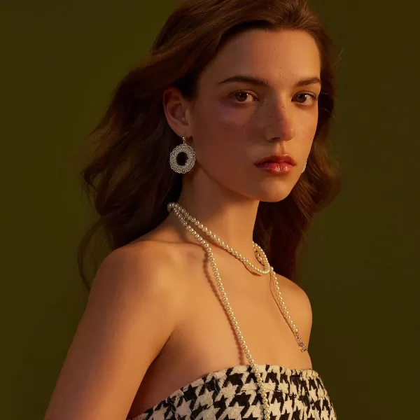 C.Paravano Hoop Earrings for Women | 18K Gold Plated Hoop Earrings | Platinum Hoop Earrings for Women | 925 Sterling Silver Hoop Earrings | Earrings for Women