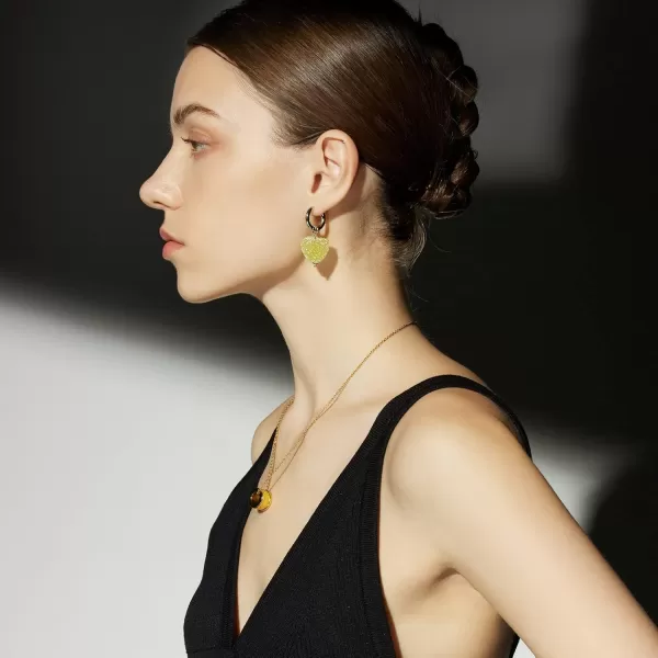 C.Paravano Hoop Earrings for Women | 18K Gold Plated Hoop Earrings | Platinum Hoop Earrings for Women | 925 Sterling Silver Hoop Earrings | Earrings for Women