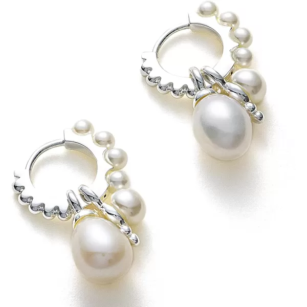 C.Paravano Hoop Earrings for Women | 18K Gold Plated Hoop Earrings | Platinum Hoop Earrings for Women | 925 Sterling Silver Hoop Earrings | Earrings for Women