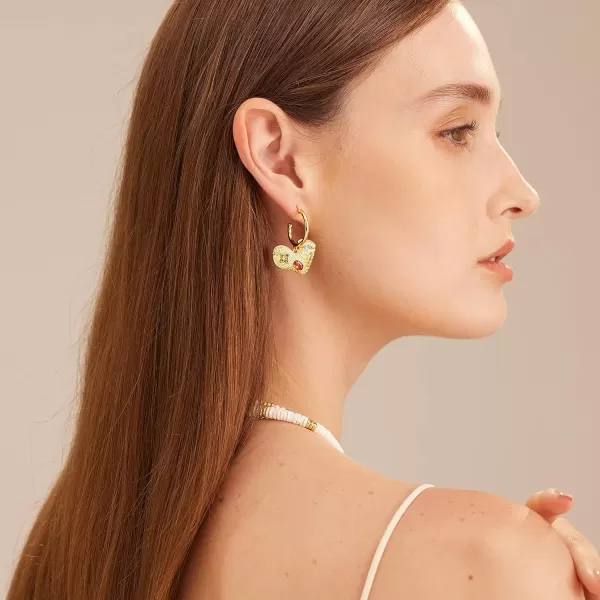 C.Paravano Hoop Earrings for Women | 18K Gold Plated Hoop Earrings | Platinum Hoop Earrings for Women | 925 Sterling Silver Hoop Earrings | Earrings for Women