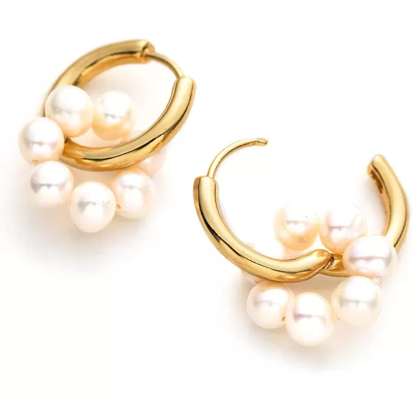 C.Paravano Hoop Earrings for Women | 18K Gold Plated Hoop Earrings | Platinum Hoop Earrings for Women | 925 Sterling Silver Hoop Earrings | Earrings for Women