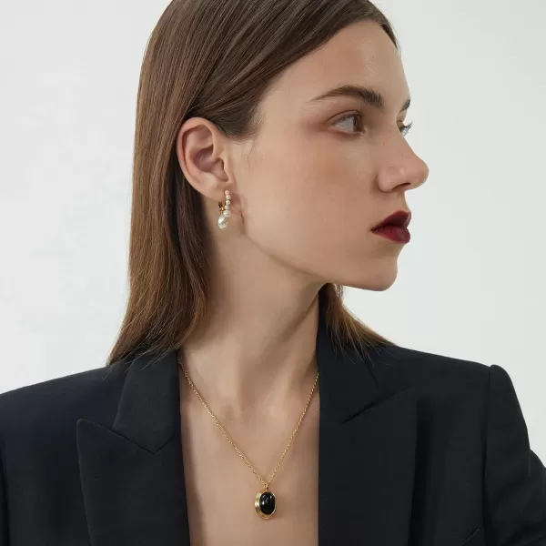 C.Paravano Hoop Earrings for Women | 18K Gold Plated Hoop Earrings | Platinum Hoop Earrings for Women | 925 Sterling Silver Hoop Earrings | Earrings for Women