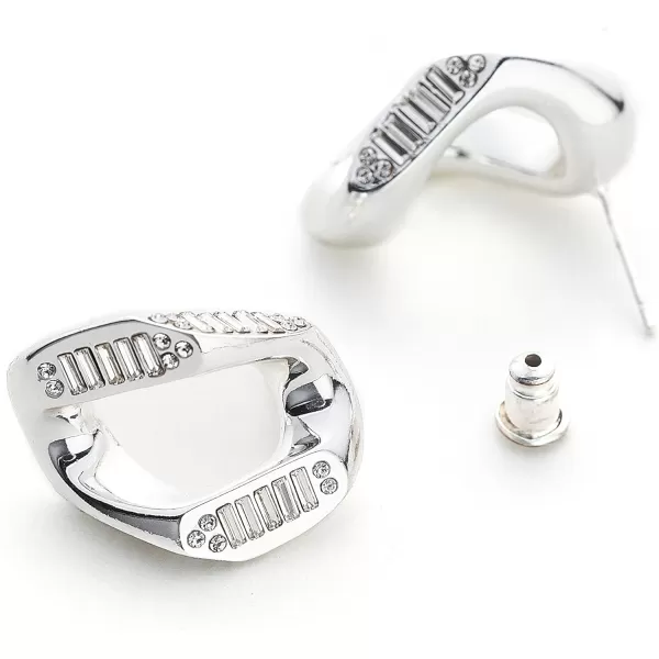 C.Paravano Hoop Earrings for Women | 18K Gold Plated Hoop Earrings | Platinum Hoop Earrings for Women | 925 Sterling Silver Hoop Earrings | Earrings for Women