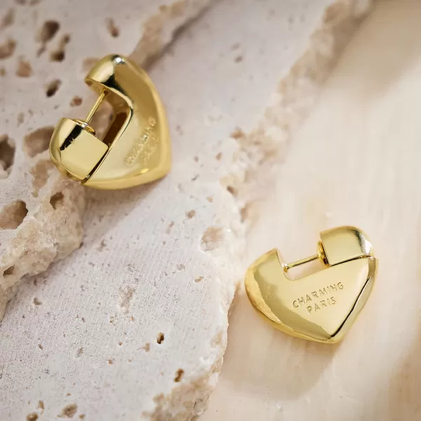 C.Paravano Hoop Earrings for Women | 18K Gold Plated Hoop Earrings | Platinum Hoop Earrings for Women | 925 Sterling Silver Hoop Earrings | Earrings for Women