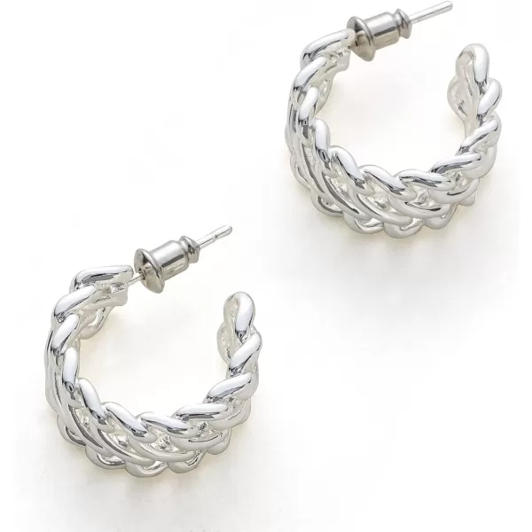 C.Paravano Hoop Earrings for Women | 18K Gold Plated Hoop Earrings | Platinum Hoop Earrings for Women | 925 Sterling Silver Hoop Earrings | Earrings for Women