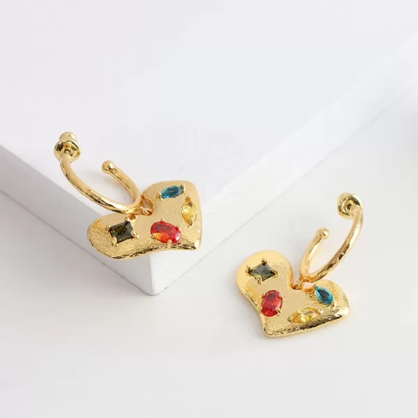 C.Paravano Hoop Earrings for Women | 18K Gold Plated Hoop Earrings | Platinum Hoop Earrings for Women | 925 Sterling Silver Hoop Earrings | Earrings for Women