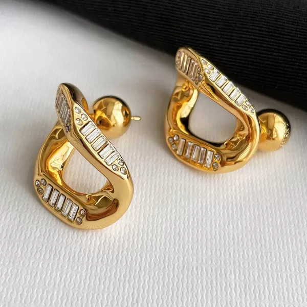C.Paravano Hoop Earrings for Women | 18K Gold Plated Hoop Earrings | Platinum Hoop Earrings for Women | 925 Sterling Silver Hoop Earrings | Earrings for Women