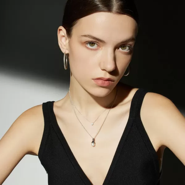 C.Paravano Hoop Earrings for Women | 18K Gold Plated Hoop Earrings | Platinum Hoop Earrings for Women | 925 Sterling Silver Hoop Earrings | Earrings for Women