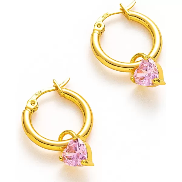 C.Paravano Hoop Earrings for Women | 18K Gold Plated Hoop Earrings | Platinum Hoop Earrings for Women | 925 Sterling Silver Hoop Earrings | Earrings for Women