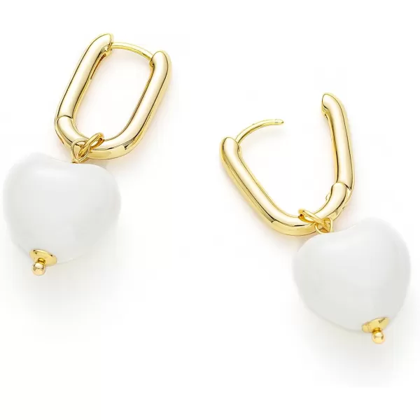 C.Paravano Hoop Earrings for Women | 18K Gold Plated Hoop Earrings | Platinum Hoop Earrings for Women | 925 Sterling Silver Hoop Earrings | Earrings for Women