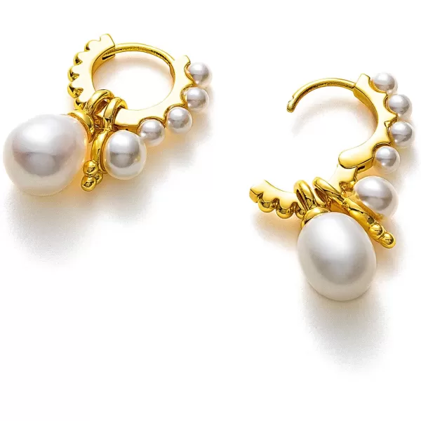 C.Paravano Hoop Earrings for Women | 18K Gold Plated Hoop Earrings | Platinum Hoop Earrings for Women | 925 Sterling Silver Hoop Earrings | Earrings for Women