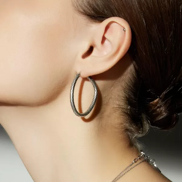 C.Paravano Hoop Earrings for Women | 18K Gold Plated Hoop Earrings | Platinum Hoop Earrings for Women | 925 Sterling Silver Hoop Earrings | Earrings for Women