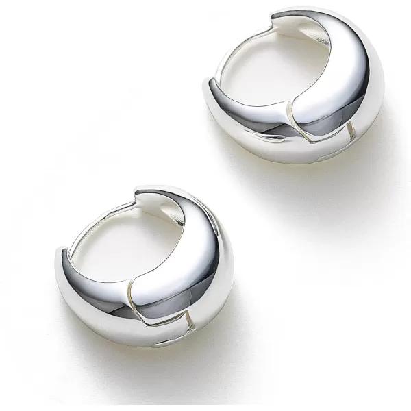C.Paravano Hoop Earrings for Women | 18K Gold Plated Hoop Earrings | Platinum Hoop Earrings for Women | 925 Sterling Silver Hoop Earrings | Earrings for Women