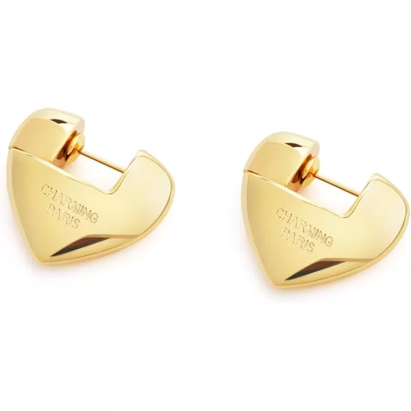 C.Paravano Hoop Earrings for Women | 18K Gold Plated Hoop Earrings | Platinum Hoop Earrings for Women | 925 Sterling Silver Hoop Earrings | Earrings for Women