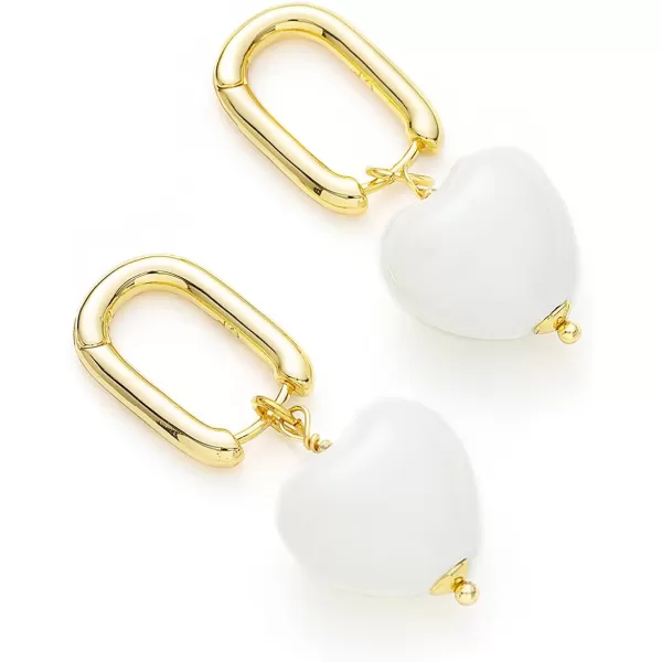 C.Paravano Hoop Earrings for Women | 18K Gold Plated Hoop Earrings | Platinum Hoop Earrings for Women | 925 Sterling Silver Hoop Earrings | Earrings for Women