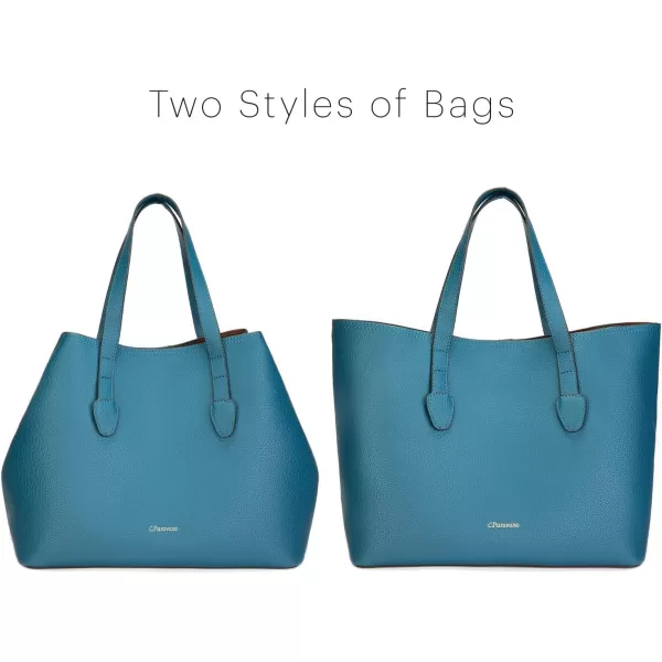C.Paravano Large Capacity Tote Handbag | Full Grain Leather Tote Bag | Hobo Bag | Women's Top Handle Tote | Travel Work Tote