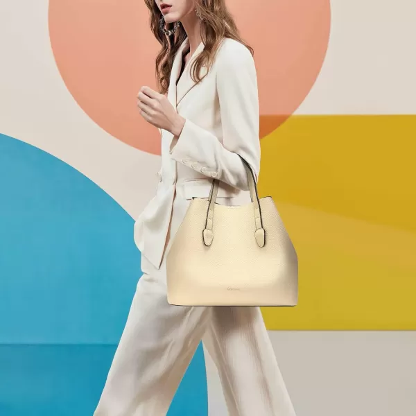C.Paravano Large Capacity Tote Handbag | Full Grain Leather Tote Bag | Hobo Bag | Women's Top Handle Tote | Travel Work Tote