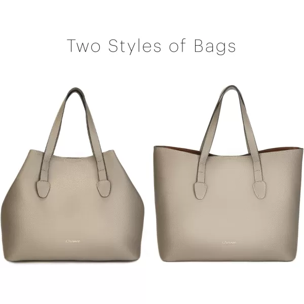 C.Paravano Large Capacity Tote Handbag | Full Grain Leather Tote Bag | Hobo Bag | Women's Top Handle Tote | Travel Work Tote
