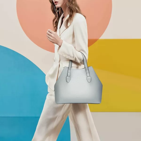 C.Paravano Large Capacity Tote Handbag | Full Grain Leather Tote Bag | Hobo Bag | Women's Top Handle Tote | Travel Work Tote