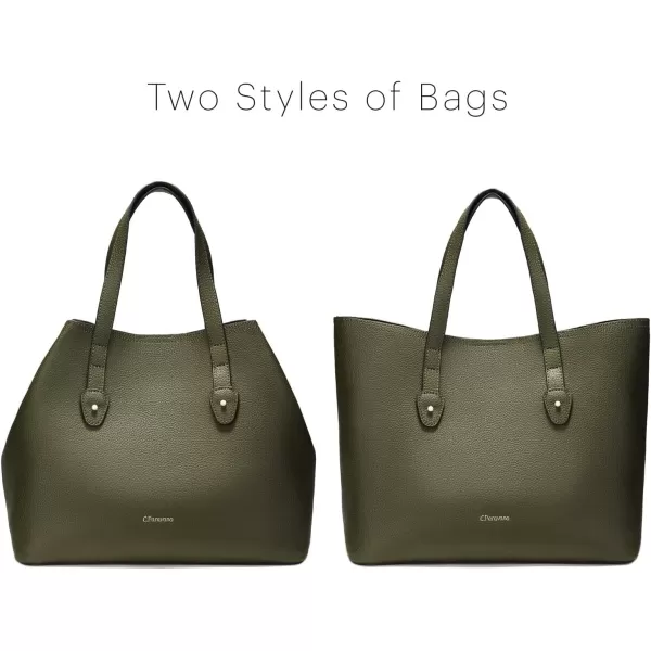 C.Paravano Large Capacity Tote Handbag | Full Grain Leather Tote Bag | Hobo Bag | Women's Top Handle Tote | Travel Work Tote
