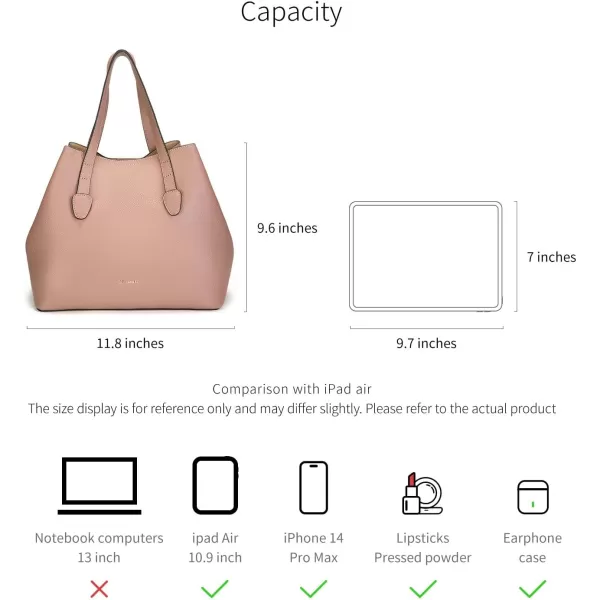 C.Paravano Large Capacity Tote Handbag | Full Grain Leather Tote Bag | Hobo Bag | Women's Top Handle Tote | Travel Work Tote