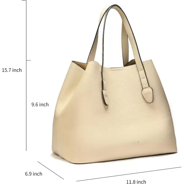 C.Paravano Large Capacity Tote Handbag | Full Grain Leather Tote Bag | Hobo Bag | Women's Top Handle Tote | Travel Work Tote