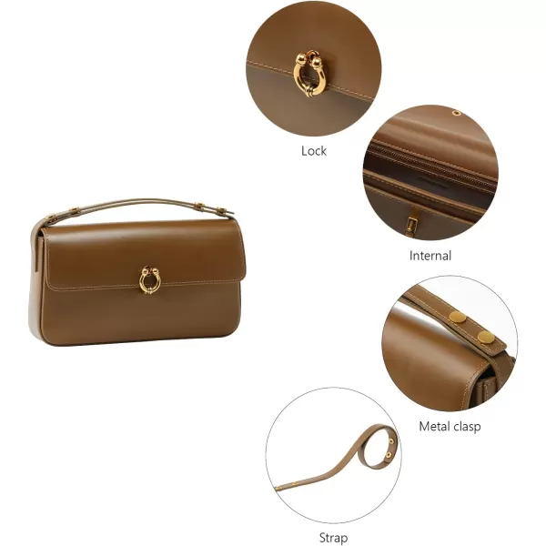 C.Paravano Large Capacity Tote Handbag | Full Grain Leather Tote Bag | Hobo Bag | Women's Top Handle Tote | Travel Work Tote