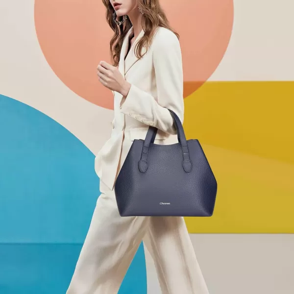 C.Paravano Large Capacity Tote Handbag | Full Grain Leather Tote Bag | Hobo Bag | Women's Top Handle Tote | Travel Work Tote
