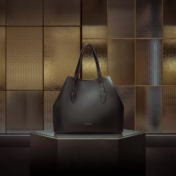 C.Paravano Large Capacity Tote Handbag | Full Grain Leather Tote Bag | Hobo Bag | Women's Top Handle Tote | Travel Work Tote