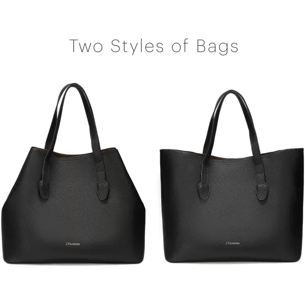 C.Paravano Large Capacity Tote Handbag | Full Grain Leather Tote Bag | Hobo Bag | Women's Top Handle Tote | Travel Work Tote
