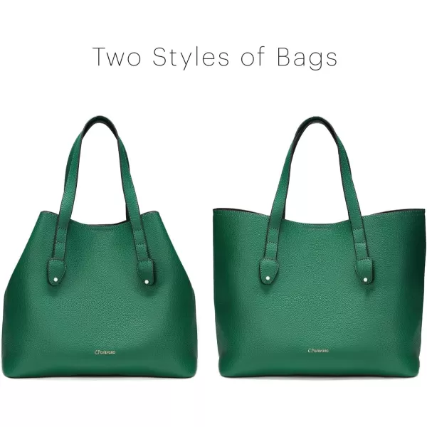 C.Paravano Large Capacity Tote Handbag | Full Grain Leather Tote Bag | Hobo Bag | Women's Top Handle Tote | Travel Work Tote