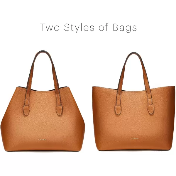 C.Paravano Large Capacity Tote Handbag | Full Grain Leather Tote Bag | Hobo Bag | Women's Top Handle Tote | Travel Work Tote