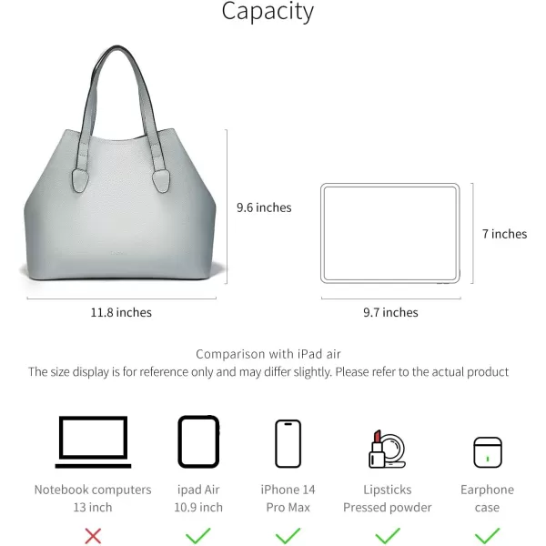 C.Paravano Large Capacity Tote Handbag | Full Grain Leather Tote Bag | Hobo Bag | Women's Top Handle Tote | Travel Work Tote