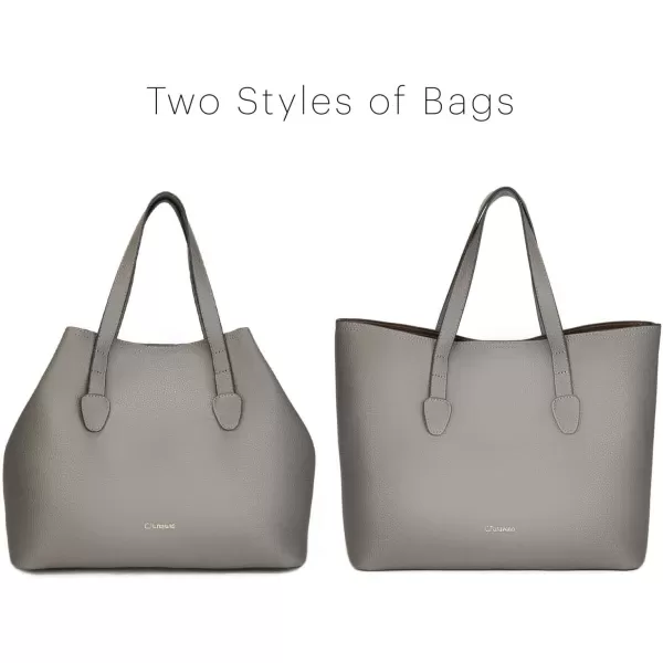 C.Paravano Large Capacity Tote Handbag | Full Grain Leather Tote Bag | Hobo Bag | Women's Top Handle Tote | Travel Work Tote