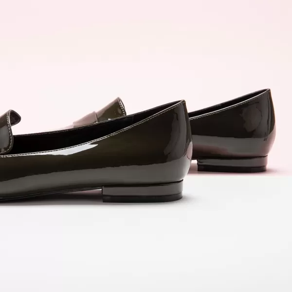 C.Paravano Loafer for Women | Leather Penny Loafers | Slip On Loafer | Women's Loafers | Squared Toe Loafer Flat | Comfort Loafer Shoes