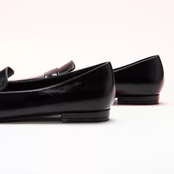 C.Paravano Loafer for Women | Leather Penny Loafers | Slip On Loafer | Women's Loafers | Squared Toe Loafer Flat | Comfort Loafer Shoes