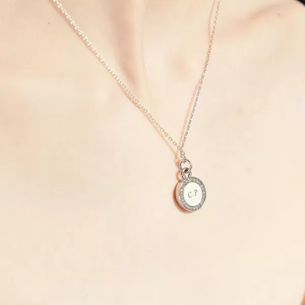 C.Paravano Necklaces for Women Gold 18K | Necklace for Women Silver | Jewelry for Women | Pendant Necklace for Women | Necklaces for Her | Gemstone Necklace