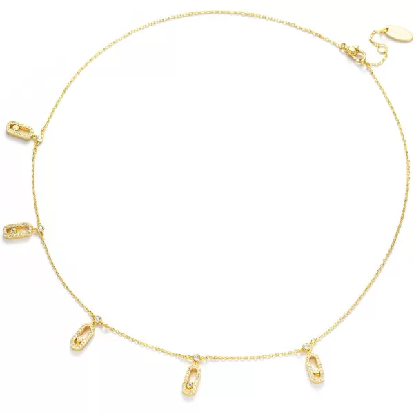 C.Paravano Necklaces for Women Gold 18K | Necklace for Women Silver | Jewelry for Women | Pendant Necklace for Women | Necklaces for Her | Gemstone Necklace