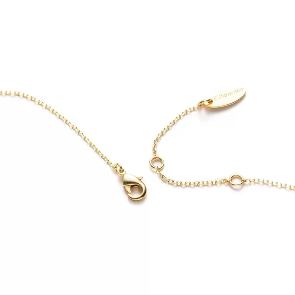 C.Paravano Necklaces for Women Gold 18K | Necklace for Women Silver | Jewelry for Women | Pendant Necklace for Women | Necklaces for Her | Gemstone Necklace